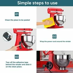 Top 10 🥰 20 Pack Cord Organizer Kitchen Appliance Cord Winder With 10-Piece Adhesive Cord Winder Stick To Appliance Cord Organizer Suitable For Kitchen Utensils Such As Air Fryer Juicer Small Coffee Maker 8 Pcs 👏 14 Top 10 🥰 20 Pack Cord Organizer Kitchen Appliance Cord Winder With 10-Piece Adhesive Cord Winder Stick To Appliance Cord Organizer Suitable For Kitchen Utensils Such As Air Fryer Juicer Small Coffee Maker 8 Pcs 👏 -Small Appliance Parts Shop 51SgLLJIkKL