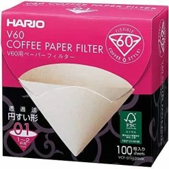 Best Pirce 🥰 Hario V60 Paper Coffee Filters Single Use Pour Over Cone Filters Size 02, Natural, 100 Count 💯 -Small Appliance Parts Shop 51TVtQY LlL. AC