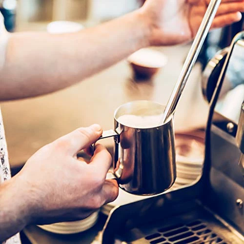 Flash Sale ๐ Saiveina Milk Frothing Pitcher, 12 Oz Milk Frother Steamer Cup Stainless Steel Espresso Cup ๐ 6 Flash Sale ๐ Saiveina Milk Frothing Pitcher, 12 Oz Milk Frother Steamer Cup Stainless Steel Espresso Cup ๐ - Image 4