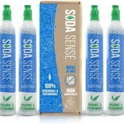 New 😀 Soda Sense Eco-Friendly 60L CO2 Cylinder For Sodastream + $15 Amazon Gift Card W/Refill, Refilled In USA, 14.5 Oz [NOT FOR ART & TERRA] No Late Fees Exchange, Carbonator Cartridge Gas Canister 2 Pack 👍 -Small Appliance Parts Shop 51VTO23W6xL. AC