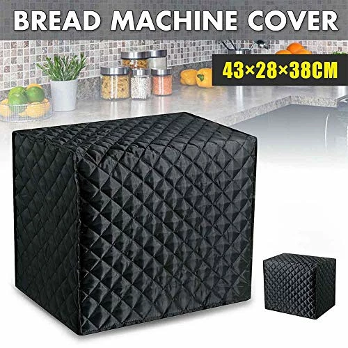 Flash Sale β Bread Maker Cover 17x11x15 Inches, Clip Cotton Polyester Quilted Toaster Oven Dust Cover For Protect Your Bread Machine Or Kitchen Small Appliances, Hands Or Machine Washable (Black) π 4 Flash Sale β Bread Maker Cover 17x11x15 Inches, Clip Cotton Polyester Quilted Toaster Oven Dust Cover For Protect Your Bread Machine Or Kitchen Small Appliances, Hands Or Machine Washable (Black) π - Image 2