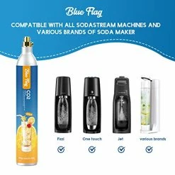 Top 10 โญ BLUE FLAG 60L Co2 Carbonator Compatible With Sodastream Appliances, 14.5oz, Set Of 3 ๐ 13 Top 10 โญ BLUE FLAG 60L Co2 Carbonator Compatible With Sodastream Appliances, 14.5oz, Set Of 3 ๐ -Small Appliance Parts Shop 51WIZUrLaHL 1