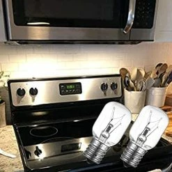 Wholesale 😉 Belleone Microwave Light Bulb For Whirlpool GE, 125V 40W Microwave Light Bulbs Under Hood For Whirlpool GE Kenmore LG Maytag Amana Over The Range Hood Microwave - Replaces 8206232A WB25X10030, E17 Base, 2PCS 👍 -Small Appliance Parts Shop 51XkkDxwnPL