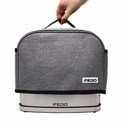 Coupon 😍 IFedio 2 Slice Toaster Cover With Two Pockets For Storing Knife,Grey 👍 -Small Appliance Parts Shop 51YCT5SE83S