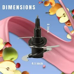 Best Sale ๐งจ Chopping Blade Replacement For Nutri Ninja BL680 3 Blades Stainless Also Works With BL680A BL685 BL687CO BL770 BL771 BL773CO BL910 CT680 CT680SS CT680SSCCO CT680W Model # 319KKU770 (Chopping Blade) 4 Blade (487kub490) ๐ฏ 19 Best Sale ๐งจ Chopping Blade Replacement For Nutri Ninja BL680 3 Blades Stainless Also Works With BL680A BL685 BL687CO BL770 BL771 BL773CO BL910 CT680 CT680SS CT680SSCCO CT680W Model # 319KKU770 (Chopping Blade) 4 Blade (487kub490) ๐ฏ -Small Appliance Parts Shop 51YRkZumlrL