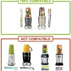 Discount 🎁 Feilifan 2-Pack Blender Replacement Cups 24 Oz For Original NutriBullet Pro 900w/ 600w Extractor Blade Juicer Parts With 2 Flip Top To Go Lids 🤩 -Small Appliance Parts Shop 51aMn4ZwxGL