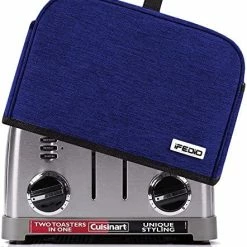 Coupon 😍 IFedio 2 Slice Toaster Cover With Two Pockets For Storing Knife,Grey 👍 -Small Appliance Parts Shop 51altwmtNeL. AC