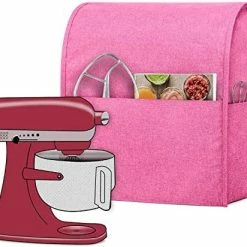 Buy ⌛ Luxja Dust Cover Compatible With 6-8 Quart Stand Mixer, Cloth Cover With Pockets For Stand Mixer And Extra Accessories (Compatible With 6-8 Quart Stand Mixer), Gray Dots 👍 -Small Appliance Parts Shop 51cXEijLCIL. AC 1
