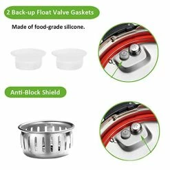 New ๐งจ Steam Release Handle, Float Valve Compatible With Instant Pot Duo/Duo Plus 8 Qt - Also Including Replacements Parts Of Float Valve Gaskets And Anti-Block Shield ๐ 11 New ๐งจ Steam Release Handle, Float Valve Compatible With Instant Pot Duo/Duo Plus 8 Qt - Also Including Replacements Parts Of Float Valve Gaskets And Anti-Block Shield ๐ -Small Appliance Parts Shop 51dAbcWEsSL