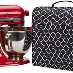 New ⌛ NICOGENA Stand Mixer Cover Compatible With KitchenAid Bowl Lift 5-8 Quart, Dust Cover With Zipper Pocket For Accessories, Lantern Black 🎁 -Small Appliance Parts Shop 51eYQYjVpxL. AC