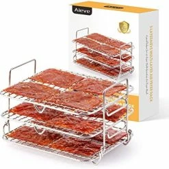 New ✔️ AIEVE Air Fryer Rack Compatible With Ninja Dual Air Fryer, 304 Stainless Steel Multi-Layer Dehydrator Rack Toast Rack Air Fryer Accessories Compatible With Ninja DZ201 Air Fryer Ninja Foodi Air Fryer 🥰 -Small Appliance Parts Shop 51elYXGsRXL. AC