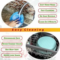 Cheap 🤩 MJ MarkoJo MarkoJo 3PCS 7.5 Inch Air Fryer Liners Silicone - Microwave Oven Bowl - Eco-Friendly- Reusable - Recyclable - BPA-free, Heat Resistant, Nonstick, And Easy Cleaning - Kitchen Gadgets Must Have Foodie Blue, Red, And Green 👍 -Small Appliance Parts Shop 51enTHmae0L