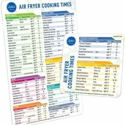 Flash Sale ✔️ LOTTELI KITCHEN Air Fryer Magnetic Cheat Sheet Set, Air Fryer Accessories Cook Times, Airfryer Accessory Magnet Sheet Quick Reference Guide For Cooking And Frying (Black) 🛒 -Small Appliance Parts Shop 51f6zcN3d1L. AC