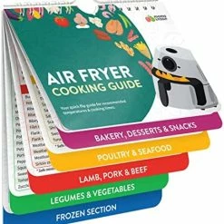 Promo ✔️ Momo & Nashi Air Fryer Cheat Sheet Magnets Cooking Guide Booklet - Air Fryer Magnetic Cheat Sheet Set Cooking Times Chart - Cookbooks Instant Air Fryer Accessories Oven Cooking Pot Temp Guide Kitchen Conversion 🧨 -Small Appliance Parts Shop 51iXf7RNZaL. AC