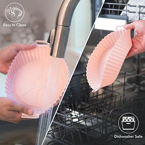 Discount ๐ Air Fryer Silicone Pot, 3-Pack Air Fryer Liner, 8 Inch Reusable Liners, Food Safe, Heat Resistant, Round Pot Oven Accessories, Easy Cleaning, Suitable For 3.6 To 6.8QT Air Fryer ๐ 7 Discount ๐ Air Fryer Silicone Pot, 3-Pack Air Fryer Liner, 8 Inch Reusable Liners, Food Safe, Heat Resistant, Round Pot Oven Accessories, Easy Cleaning, Suitable For 3.6 To 6.8QT Air Fryer ๐ - Image 5