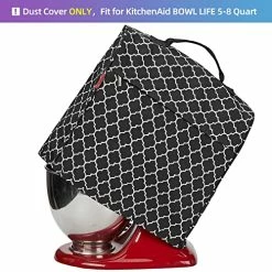 New ⌛ NICOGENA Stand Mixer Cover Compatible With KitchenAid Bowl Lift 5-8 Quart, Dust Cover With Zipper Pocket For Accessories, Lantern Black 🎁 -Small Appliance Parts Shop 51kM60ncOoL