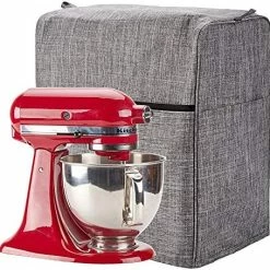 New ⌛ NICOGENA Stand Mixer Cover Compatible With KitchenAid Bowl Lift 5-8 Quart, Dust Cover With Zipper Pocket For Accessories, Lantern Black 🎁 -Small Appliance Parts Shop 51litFf T8L. AC