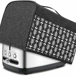 Cheap 💯 Yarwo 4 Slice Toaster Cover With Pockets And Top Handle, Nylon Toaster Cover Fits For Most 4 Slice Long Slot Toasters, Gray With A ⭐ -Small Appliance Parts Shop 51lpcJBHWcL. AC