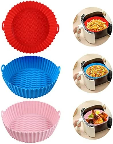 Buy ๐ 3-Pack Air Fryer Silicone Pot, 8.5 Inch Air Fryer Basket, Food Grade Air Fryer Accessories, Reusable Air Fryer Liner, Replacement Of Parchment Liners, No Need To Clean The Air Fryer(For 5QT Or Bigger) ๐ 8 Buy ๐ 3-Pack Air Fryer Silicone Pot, 8.5 Inch Air Fryer Basket, Food Grade Air Fryer Accessories, Reusable Air Fryer Liner, Replacement Of Parchment Liners, No Need To Clean The Air Fryer(For 5QT Or Bigger) ๐ - Image 6