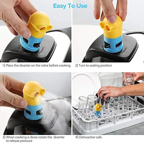 Coupon π Goldlion Steam Diverter Pressure Release Accessory Compatible With Instant Pot DUO/Smart/Nova/Viva Models π 7 Coupon π Goldlion Steam Diverter Pressure Release Accessory Compatible With Instant Pot DUO/Smart/Nova/Viva Models π - Image 5