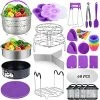 Budget ❤️ Accessories For Instant Pot, Sugaroom 100 PCS Pressure Cooker Accessories Set Compatible With Instant Pot Accessories 6 Qt 8 Quart-2 Steamer Baskets, Springform Pan, Egg Rack, Egg Bites Mold And More A-purple ✔️ 2 Budget ❤️ Accessories For Instant Pot, Sugaroom 100 PCS Pressure Cooker Accessories Set Compatible With Instant Pot Accessories 6 Qt 8 Quart-2 Steamer Baskets, Springform Pan, Egg Rack, Egg Bites Mold And More A-purple ✔️ -Small Appliance Parts Shop 51qSZbJ29LL