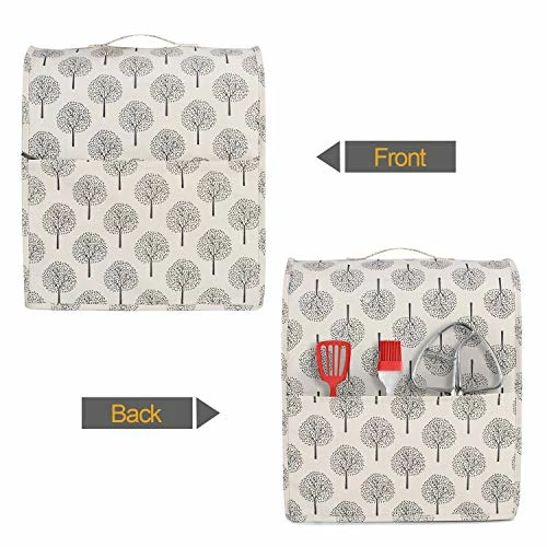 Deals ๐ Yarwo Dust Cover For 6-8 Qt Stand Mixer, Protective Stand Mixer Cover With Top Handle And Pockets For Extra Accessories, Tree ๐คฉ 5 Deals ๐ Yarwo Dust Cover For 6-8 Qt Stand Mixer, Protective Stand Mixer Cover With Top Handle And Pockets For Extra Accessories, Tree ๐คฉ - Image 3