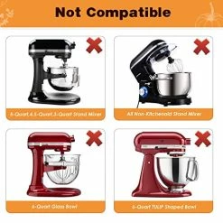 Flash Sale 😀 KITOART Flex Edge Beater For KitchenAid Mixer 6 Quart Bowl-Lift Stand Mixer, Beater With Silicone Edge, Perfect 6 QT Bowl-Lift Stand Mixer Attachment, Mixer Accessory ✔️ -Small Appliance Parts Shop 51rLMstdNyL