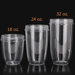 Outlet 😀 Blendin Replacement 24 Ounce Tall Jar Cup, Compatible With Nutribullet 600W, 900W, NB-101B, NB-101S, NB-201, NBR-0601, NBR-1201, NB9-1301, 900 Pro Series Blenders 🛒 -Small Appliance Parts Shop 51sHh54CEDL