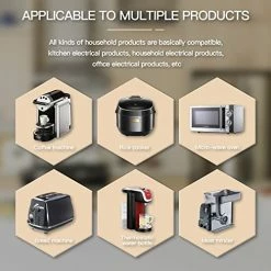 Flash Sale ⭐ Cord Organizer For Kitchen Appliances - 4pack Upgraded Adhesive Cord Winder Wrapper Holder Cable Organizer For Small Home Appliances Cord Keeper On Stand Mixer,Blender,Coffee Maker,Pressure Cooker ⌛ -Small Appliance Parts Shop 51swWZupjEL