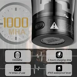 Best Pirce ๐งจ ZonGym Electric Protein Shaker Bottle, 24 Oz USB Rechargeable Blender Bottles, Shaker Bottles For Protein Mixes With BPA Free, Juicer Accessories, Made With Tritan Portable Blender Cup For Protein Shakes Red ๐ 13 Best Pirce ๐งจ ZonGym Electric Protein Shaker Bottle, 24 Oz USB Rechargeable Blender Bottles, Shaker Bottles For Protein Mixes With BPA Free, Juicer Accessories, Made With Tritan Portable Blender Cup For Protein Shakes Red ๐ -Small Appliance Parts Shop 51t4LpjsAGL