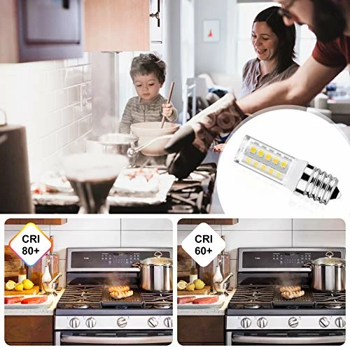 Top 10 ๐ฅ JandCase Microwave Light Bulbs Under Hood, Ceramic E17 LED Bulbs 40 Watt Equivalent, Daylight White 6000K Appliance Bulbs For Refrigerator,Microwave, Oven, Stove Hood, Non-Dimmable, 2Pack ๐ฅ 7 Top 10 ๐ฅ JandCase Microwave Light Bulbs Under Hood, Ceramic E17 LED Bulbs 40 Watt Equivalent, Daylight White 6000K Appliance Bulbs For Refrigerator,Microwave, Oven, Stove Hood, Non-Dimmable, 2Pack ๐ฅ - Image 5