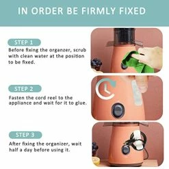 Best Sale ✨ Siaomo Appliance Cord Organizer For Kitchen Appliances Cord Organizer Stick On Adhesive Cord Holder Keeper Tidy Cord Wrapper For Small Home Appliances (Grey+White) 4pack-(gray+white) 😉 -Small Appliance Parts Shop 51wRdD6scnL