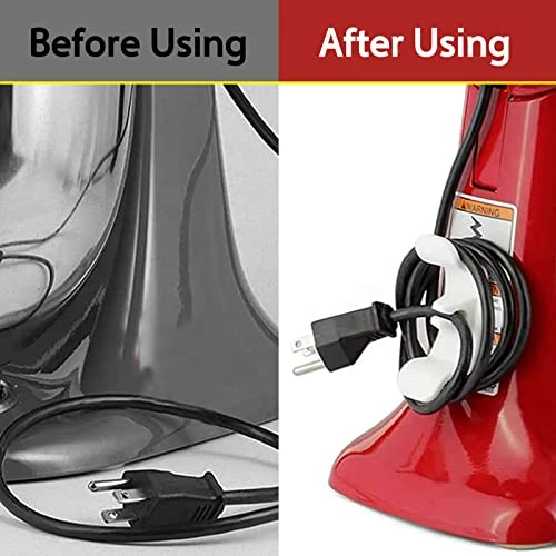 Best Pirce 🔥 6 Pcs Cord Organizer For Appliances,Kitchen Appliance Cord Winder Cord Holder Cord Management,Cord Wrapper For Appliance Cord Organizer Stick On Stand Mixers, Coffee Maker, Air Fryer,Etc 😀 7 Best Pirce 🔥 6 Pcs Cord Organizer For Appliances,Kitchen Appliance Cord Winder Cord Holder Cord Management,Cord Wrapper For Appliance Cord Organizer Stick On Stand Mixers, Coffee Maker, Air Fryer,Etc 😀 - Image 5