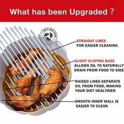 Best Pirce 😍 Eidsefe Air Fryer Silicone Liners, 2Pcs 7.5 " Safe Reusable Silicone Air Fryer Liners, Replacement Of Parchment Paper Air Fryer Silicone Pot, Easy Cleaning Air Fryer Accessories Basket Fits 3- 5QT Air Fryer 😀 -Small Appliance Parts Shop 51y8GGKhMWL