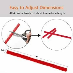 Deals 🎁 LeeYean Oven Rack Shields - 4 Pack Heat Resistant Silicone Oven Rack Cover 14 Inches Long Oven Rack Edge Protector, Protect Against Burns And Scars (Red) 🌟 16 Deals 🎁 LeeYean Oven Rack Shields - 4 Pack Heat Resistant Silicone Oven Rack Cover 14 Inches Long Oven Rack Edge Protector, Protect Against Burns And Scars (Red) 🌟 -Small Appliance Parts Shop 51yoSP83N3L