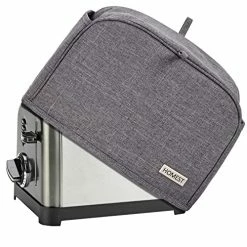 Wholesale 😉 HOMEST 4 Slice Toaster Cover With Pockets, Can Hold Jam Spreader Knife & Toaster Tongs, Dust And Fingerprint Protection, Machine Washable, Grey(Cover Only) 😀