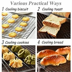 Budget 🤩 Air Fryer Basket, Compatible With Cuisinart TOA-60 Serie / TOA-65 Air Fryer, 304 Food-Grade Stainless Steel Wire Rack, Cooking And Baking For Convection Toaster Oven 👏 -Small Appliance Parts Shop 61iK21pjp7L